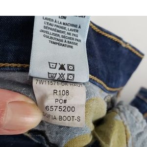 Lucky Brand womens 14 32 Sofia Boot cut mid rise Y2K stretch denim jeans